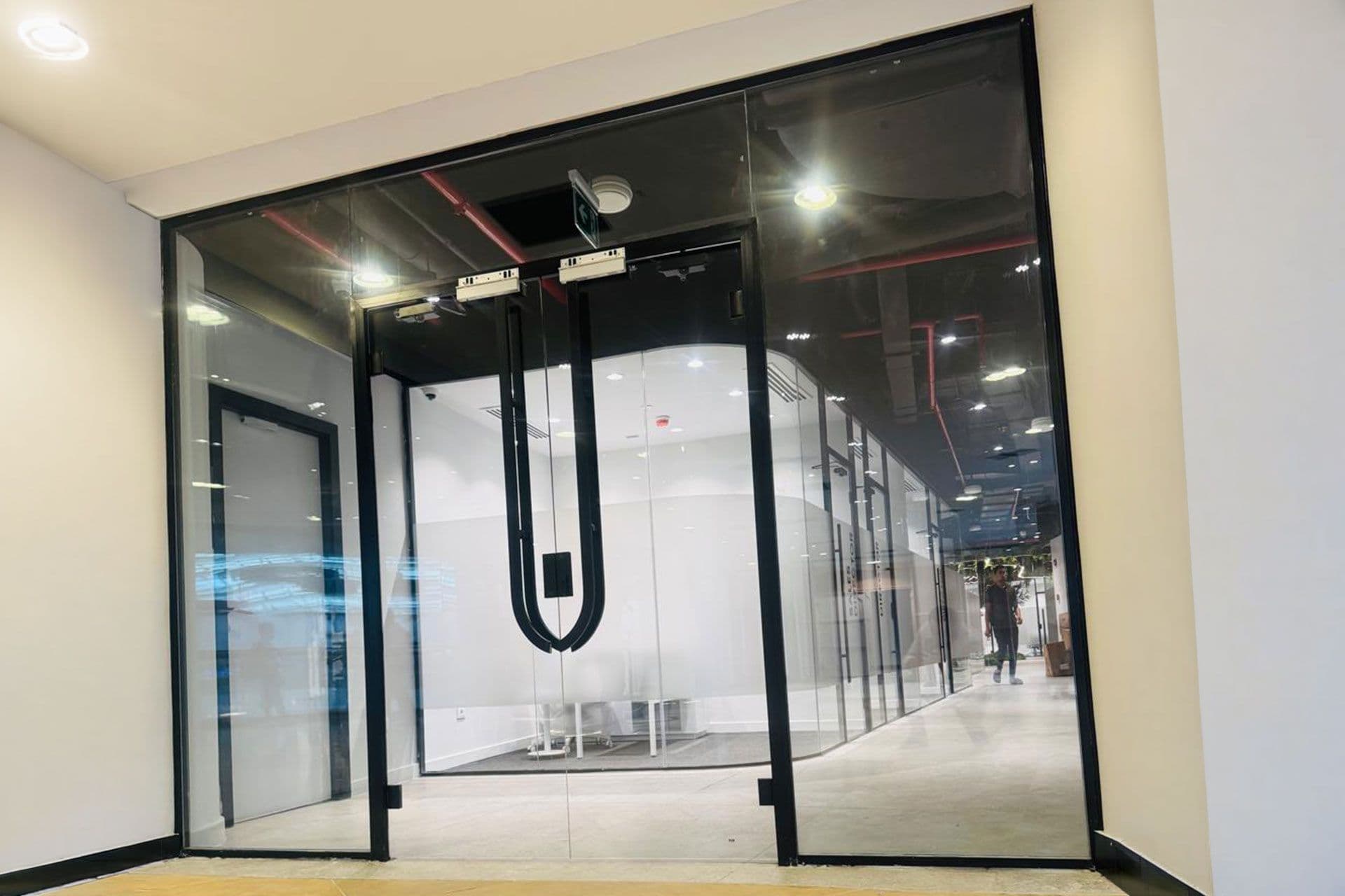 Double Leaf Glass Door